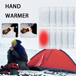 Hand Warmer Self Heating Long Lasting Disposable Heating Pack 8 Hours Hot Compress Warm Hand for Travel Camping Hiking Skiing