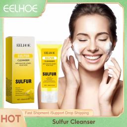 Facial Cleanser with Sulfur for Removing Clogged Pores A-Cne Treatment Nourish Facial Contours Gentle Exfoliating Facial Scrub