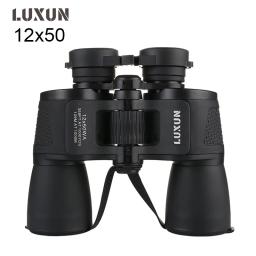 LUXUN 12x50 Binoculars HD High Power 50mm Large Objective Lens Bak-4 Prism Portable Telescope for Outdoor Hiking Camping