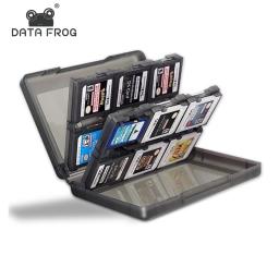 DATA FROG Nintend Switch 28 In 1 Portable Game Cards Storage Hard Case For Nintendo NEW 3DS / 3DS / DSi XL / DSi LL / DS Lite