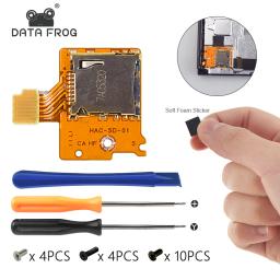 DATA FROG Micro-Sd Tf Card Slot Socket Board Replacement Compatible-Nintendo Switch Game Console Card Reader Slot Socket