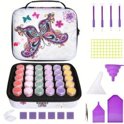 DIY Diamond Painting 60/30 Slot Diamond Painting Accessories Kit for Diamond Art Rhinestone Jewelry Beads Organizer and Storage