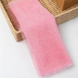 African Net Long Bath Net Sponge Exfoliating Shower Body Scrubber Back Scrubber Skin Smoother for Daily Use or Stocking Stuffer