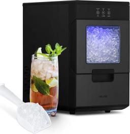 Nugget Ice Maker Countertop - 44lbs/Day Countertop Sonic Ice Machine Self-Cleaning & Refillable Water Tank Ideal for Home Office