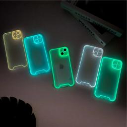 Night Light Luminous Silicone Soft Case for IPhone 14 13 12 11 15 Pro Max XS XR X 14Pro 13Pro 15Pro Plus IPhone14 Glowing Cover