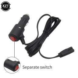 2m 4m 12V DC 2 Pin Lead Cable Plug Wire Bumper Replacement Car Cooler Cool Box Mini Fridge Cigar Lighter Plug for Going Out