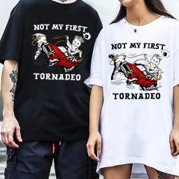 Not My First Tornado Twisters 2024 T-Shirts Unisex Harajuku O-Neck Short Sleeve Popular Music Shirts Fans Gift