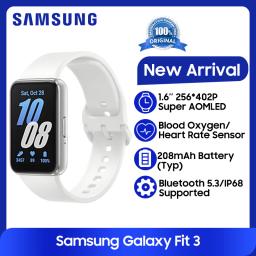 Samsung Galaxy Fit 3 SmartBand 1.6'' Super AMOLED Display Heart Rate Blood Oxygen Sensor 13 Days Battery Life IP68 Waterproof