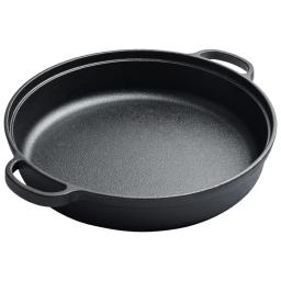 8.7/9.8/11/11.8inch Cast Iron Skillet with Double Handles Griddle Pre-Seasoned for Bread Baking Outdoor Cooking Camping