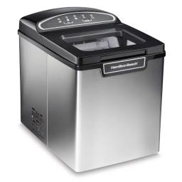 2024 New Countertop Nugget Ice Maker Machine, Compact & Portable Design, Makes 28 Pounds Per Day, Stainless Steel