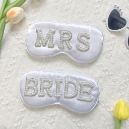 MRS/BRIDE Sleep Mask Wedding Decoration Bridal Shower Wedding Gift