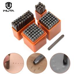 WUTA 27/36Pcs Alphabet Stamp Set Number & Letter Stamping Punch Kit Steel Die Embossing DIY Jewelry Metal Leather LOGO 3mm