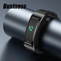 Business Smartwatch Fashion Men And Women Bluetooth Calling Heart Rate Headphones Bracelet Health Monitoring Wacth For Huawei B7