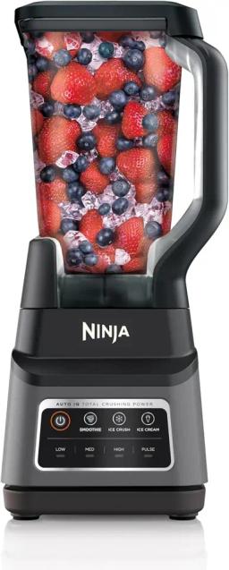 Ninja BN701 Professional Plus Blender, 1400 Peak Watts, 3 Functions with Auto IQ, 72-oz. Total Crushing Pitcher & Lid, Dark Grey