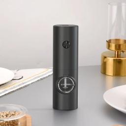 Electric Pepper Grinder Spice Grinders Automatic Salt Mill Adjustable Coarseness  Refillable mill Battery Powered Kitchen Tool