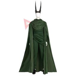 New movie Loki Laufeyson cosplay costume God of Evil shirt pants cloak headwear for game party custom made