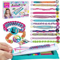 Friendship Bracelet Making Kit for Girls DIY Craft Kits Toys Birthday Christmas Gifts for Party Supply and Travel Activities