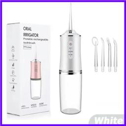 Smart Oral Irrigator Portable Dental Water Jet Mouth Washing Tool 4 Nozzles 3 Modes for Teeth Whitening Dental Cleaning Health