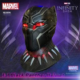 Avengers Black Panther Helmet 1:1 Wearable Cosplay Mask Eye Lights Touch Control Collectible Helmet for Man Christmas Gifts