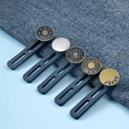 1~5PCS1~5PCS Metal Button Extenders For Pants Adjustment Durable Circular Comfortable Jeans Waist Extender No Sewing Pants Faste