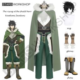 Anime The Rising Of The Shield Hero Cosplay Naofumi Iwatani Cosplay Costumes Men Women Uniform Halloween Carnival Party Suit