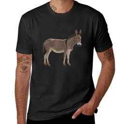 Cute Gray Donkey Wild Burro Animal Nature Lovers Gift T-Shirt cute tops summer tops mens funny t shirts