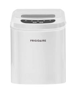 EFIC102-WHITE Portable Compact Maker, Counter Top Ice Making Machine, White, 26lb per Day