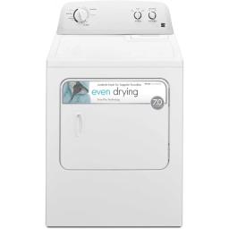 Kenmore 29" Front Load Electric Dryer with Wrinkle Guard and 7.0 Cubic Ft. Total Capacity, White