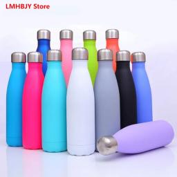 LMHBJY 1000ML Double Wall 304 Stainless Steel Thermal Flask Vacuum Thermos Outdoor Portable Sport Thermal Drink Water Bottle