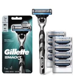 Gillette MACH 3 Men's Razor 3 layers Blades Fast Smooth Shaving Manual Shaver for Man Face Beard Cutting Razor