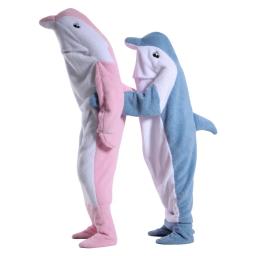 Kids Adult Shark Sleeping Bag Pajama Toddler Teen Nap Blanket Soft Cozy Warm Flannel Hoodie Onesie Cosplay Costume For Women Men