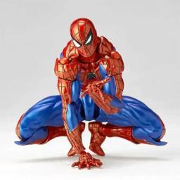 Spiderman Peter Parker 16cm Anime Figure KAIYODO AMAZING YAMAGUCHI 2.0 Marvel Action Figure Toys Gift Model Collection In Stock