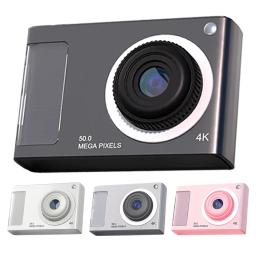 Kids Digital Camera Dual Lens CCD Camera HD 1080P 48MP 4X Zoom Small Point and Shoot Camera Anti Shake Gifts for Kids