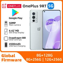 OnePlus 9RT 9R T 5G Global Rom Multi-language 8GB 128GB Snapdagon 888 120Hz 6.62 inches AMOLED 65 Warp Charging used phone