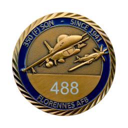 Customized Air Force Military Coin Free Design Antique Gold Metal Challenge Coin