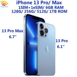 95% New Original Apple iPhone 13 Pro Max 6.7"/ iPhone 13 Pro  6.1" 5G 128G/256G/512G/1TB ROM Genuine OLED 12MP Face ID Unlocked