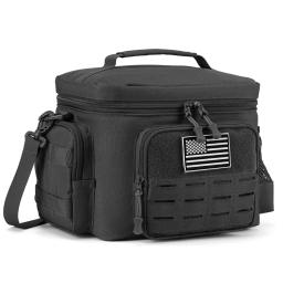 Tactical Lunch Box for  Work Leakproof Insulated Durable Thermal Cooler Bag Meal Camping Picnic  Heavy Duty Lunch Bag