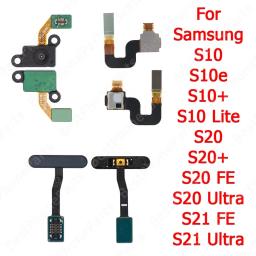 Finger Print Scanner Flex Cable For Samsung Galaxy S20 FE S20+ S21 Ultra S10e S10 Lite S10 Plus 5G Fingerprint Sensor Return Key