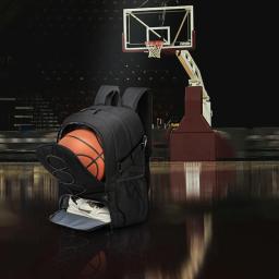 Sports Bag Basketball Backpack Large Sports Bag With Independent Ball Shoes Compartment Training Gym Bag Sports Equipment Bag