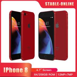 Original Apple iPhone 8 64GB/256GB 4.7' Retina IPS LCD Fingerprint Factory Unlocked iPhone 8  Mobile Cell Phone