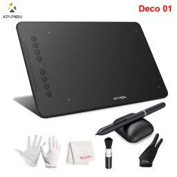 XP-Pen Deco 01 V2 Drawing Tablet 10 Inch Graphics Drawing Tablet with 8 Shortcut Keys for Android Windows MAC Battery-Free Pen