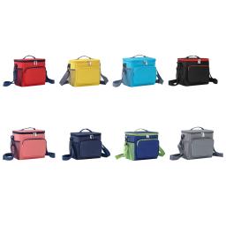 Polyester Insulated Lunch Bag Multifunctional Thermal Insulation Durable Easy To Clean Lunch Box Bag