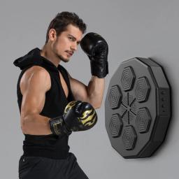 LED Electronic Music Boxing Machine Home Wall Mount Smart Music Boxer for Adults Teens Home Exercise Music Boxer