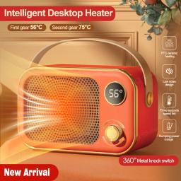 2023 1200W Electric Space Heater Portable Home Heater Electric Heater Portable Heater with LED Screen PTC Ceramic Fast Heating