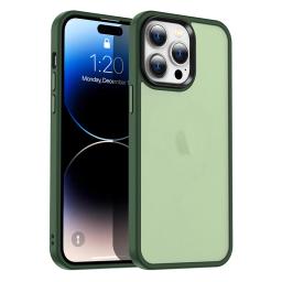 Alpine Green Translucent Matte Case For iPhone 14 Plus 13 Pro Max 12 14Pro 13Pro iPhone13 Shockproof Protective Cover Accessory