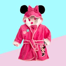 New Autumn and Winter Children Pijama Minnie Infantil Kids Warm Pajama Girl flannel Pyjamas Baby Girls Animal Sleepwear Robe