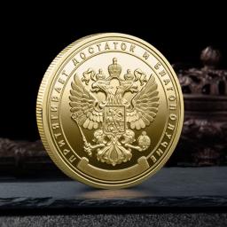 Challenge of gold-plated color collection of commemorative coins of Vladimir Vladimirovich Putin, President of the Russian Feder