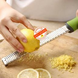 Multipurpose Cheese Grater and Citrus Zester for Parmesan, Lemon, Ginger, Garlic, Chocolate and More