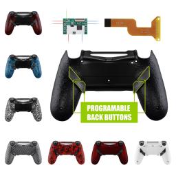 eXtremeRate Dawn Remappable Remap Kit for ps4 Slim Pro Controller JDM 040/050/055 w/ Back Shell & 4 Back Buttons - 17 colors