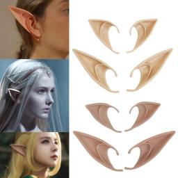 Halloween Elf Ears Latex Simulation Ears Props Fairy Angel Cosplay Mask Halloween Costume Accessories Mascaras Halloween Party